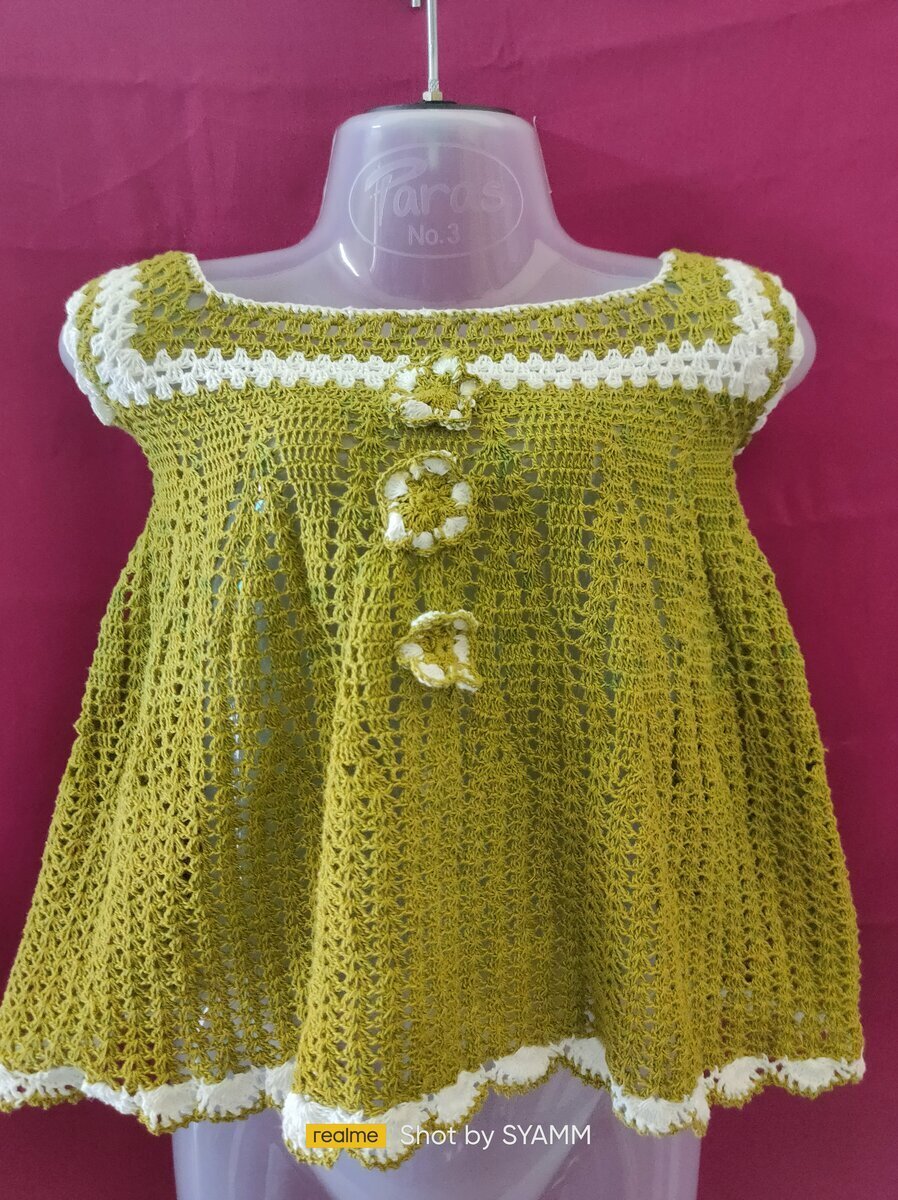 Crosia design baby outlet frock