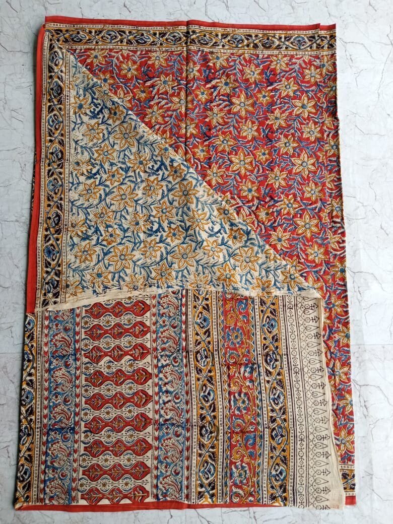 Kalamkari Sarees Online - Buy Kalamkari Silk Sarees at Low Prices –  Dailybuyys