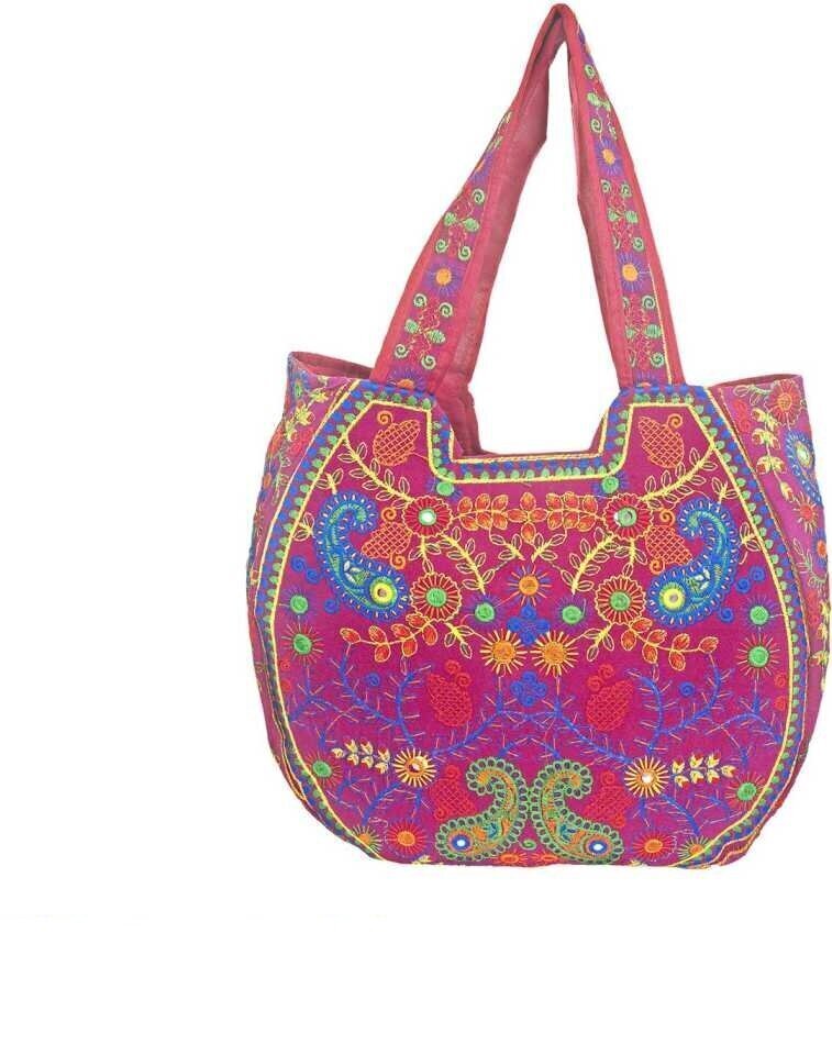 Small Vsling Handbag With Jewel Embroidery for Woman in Light