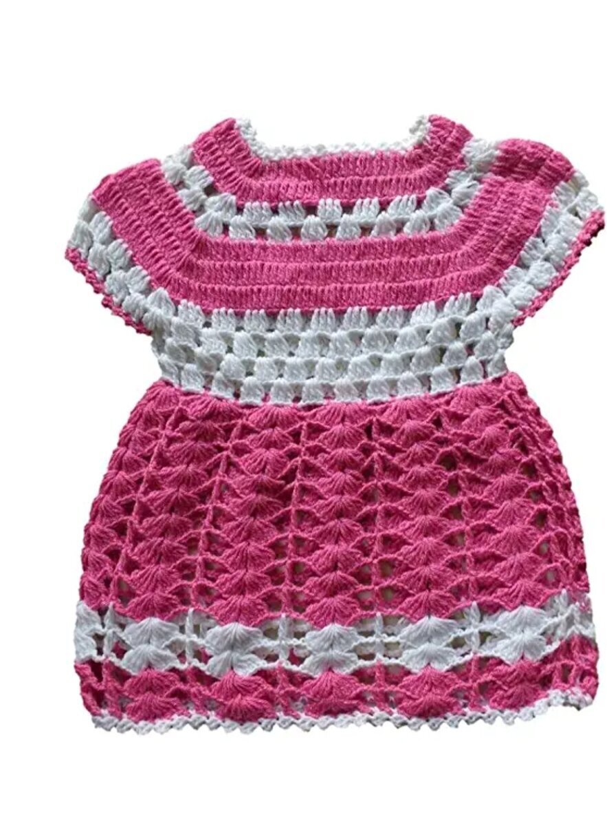 24 Cute Crochet Baby Dress Patterns (Free!) | AllFreeCrochet.com