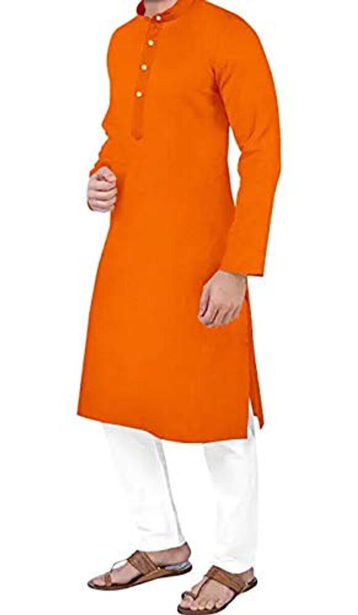 Bhagwa colour outlet kurta pajama