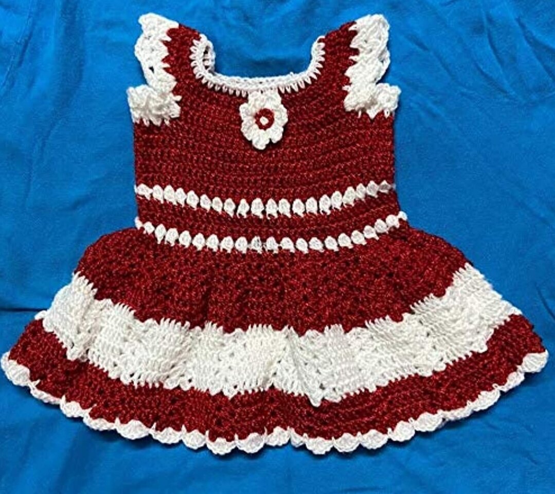 Crochet Baby Girl Dress Set - Etsy