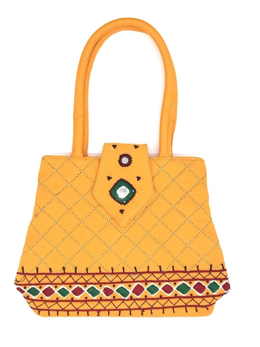 Buy srishopify handicrafts Handmade MINI Hand Bag for Ladies Hand Held Bags  for Women Cotton Mobile Purse for Girls| Rakhi Gift For Sister|  Rakshabandhan Gift For Sister | Small Multicolor (Lal Sindoor)