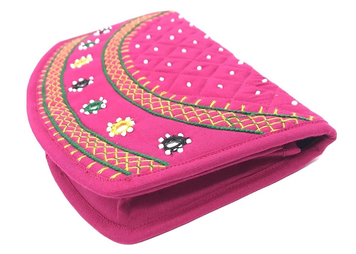 Cotton Rajasthani Embroidery N Mirror Work Shoulder Bag at Rs 500 in New  Delhi