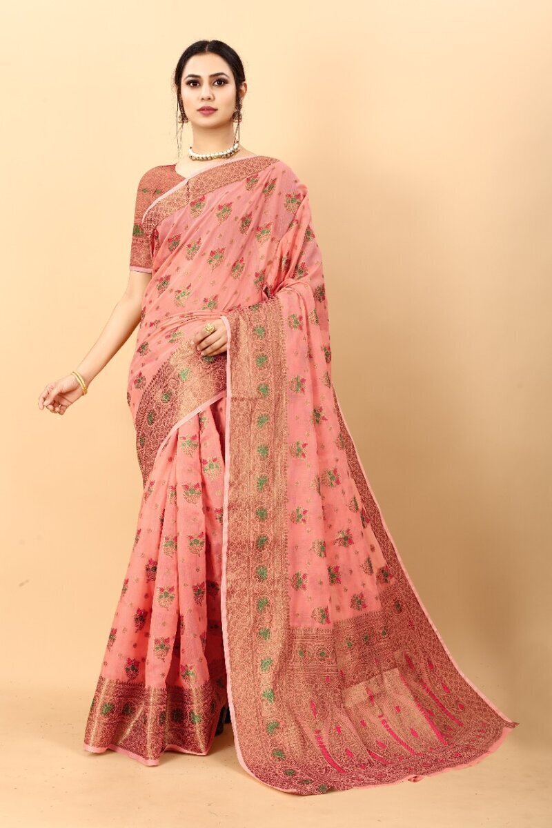 Banarasi Silk Saree With Rich Pallu,with Gold Zari,women Dress,indian Saree,wedding  Saree,party Wear Saree,wedding Dress,designer - Etsy | Long gown design,  Stylish dresses for girls, Long dress design