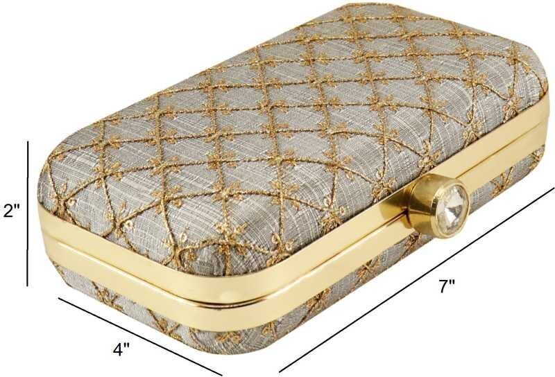 Latest,Stylish, Golden Purse for Women and Newly Bride Girls on Wedding  Day, Bridal Clutch, Classic,