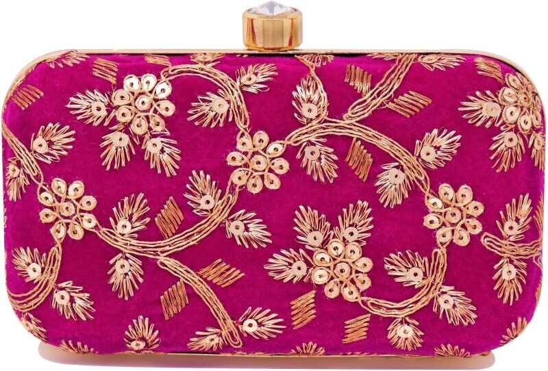SKB Stylish & Fancy Evening Party Bridal Wedding Clutch Purse Golden Online  in India, Buy at Best Price from Firstcry.com - 13893419