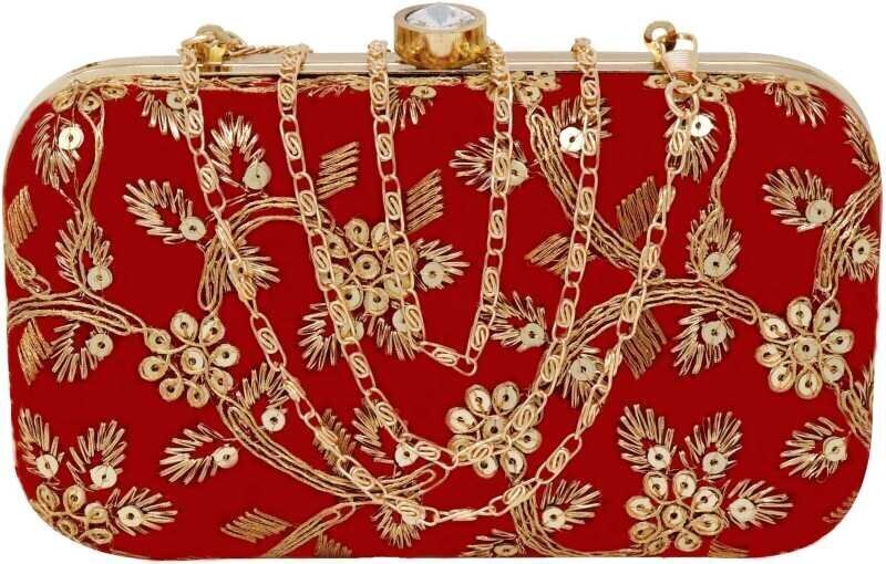 Buy Lavie Women's Glitz Framed Clutch Gold Ladies Purse Handbag at Amazon.in