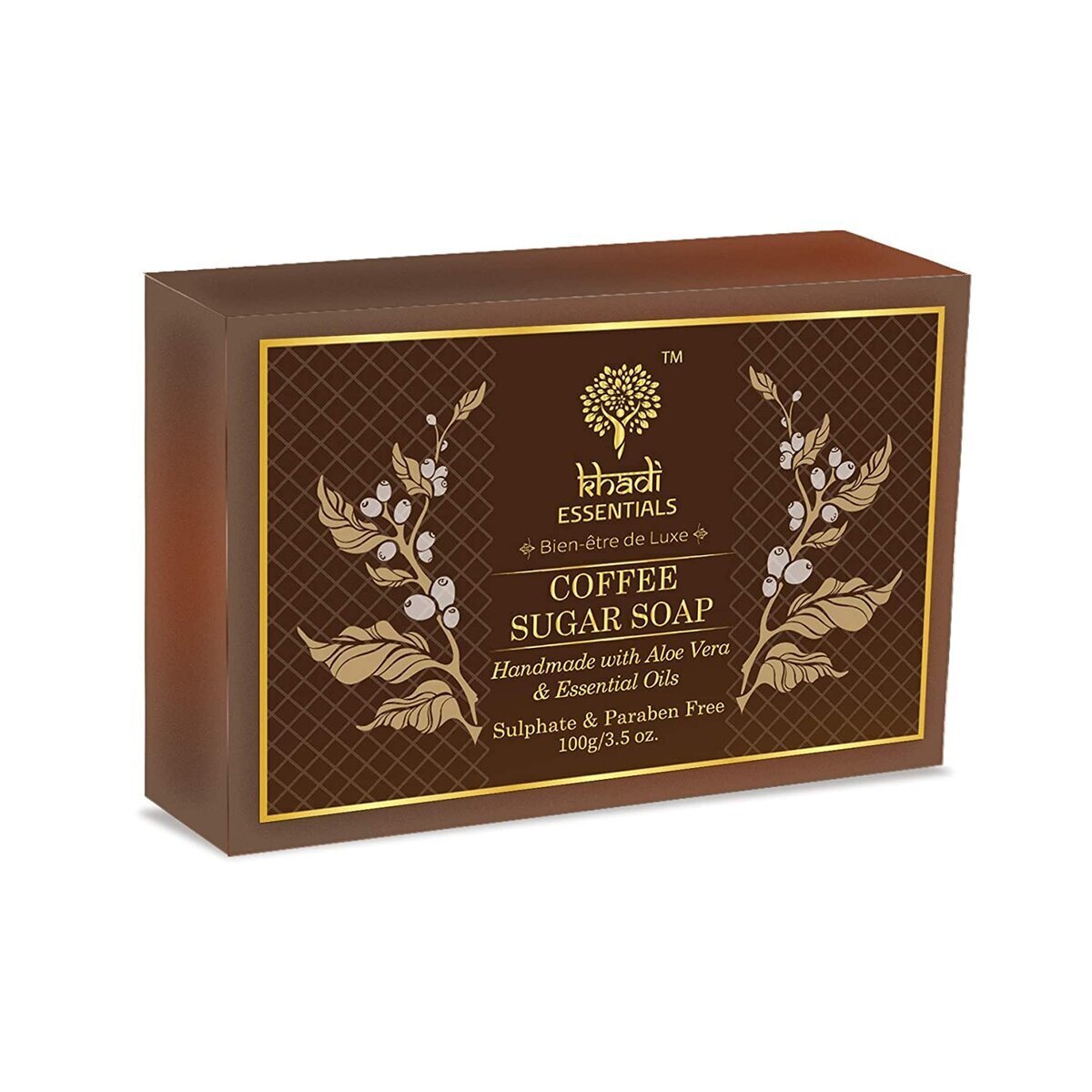 Khadi Essentials Luxurious Ayurvedic Coffee Sugar soap - With Goodness of  Coffee for Glowing Healthy Skin & Hair - Helps in restoring skin's  luminescence and health - 100 gm soap bar