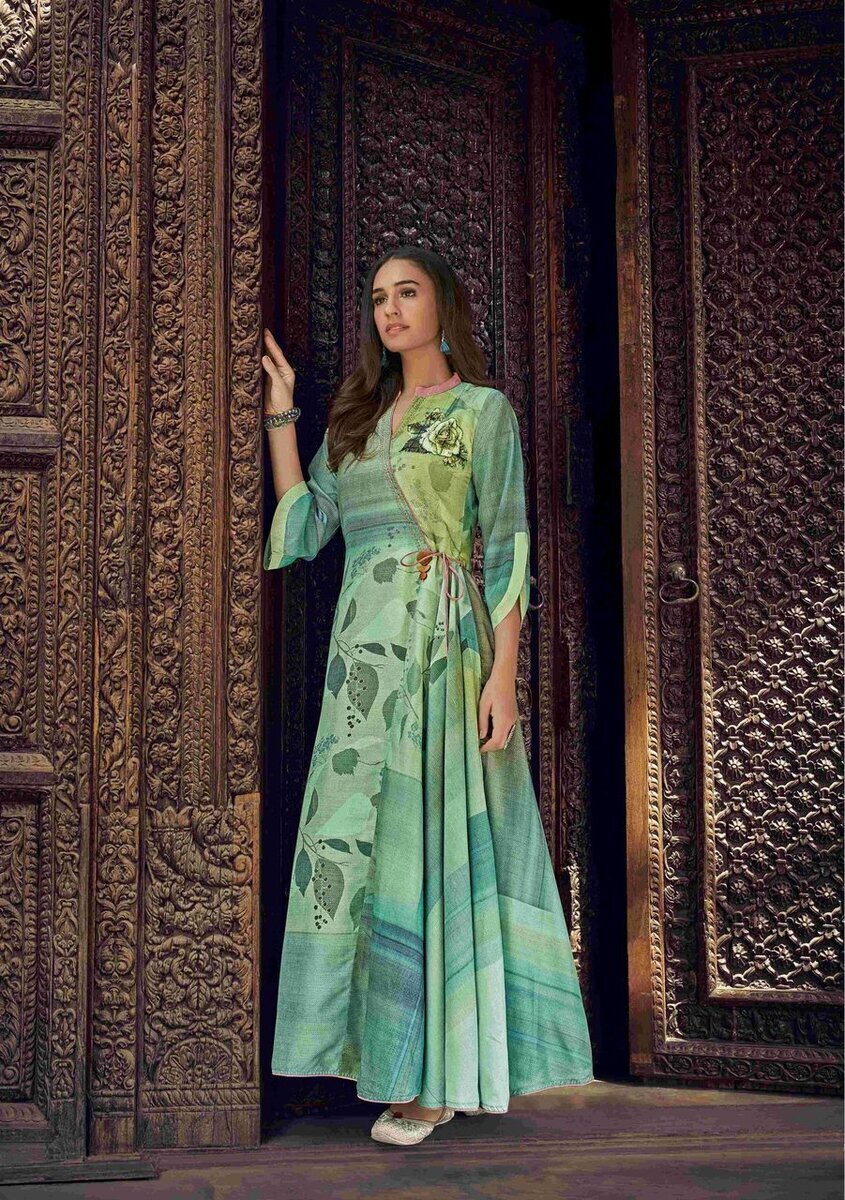 Buy Designer Latest Design Lunching New Indian Pakistani Bollywood Designer  Gown Indian Dress Dupatta Traditional Gown's Online in India - Etsy