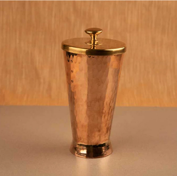 Details about   Hammered Copper Container with Lid 750 ml 