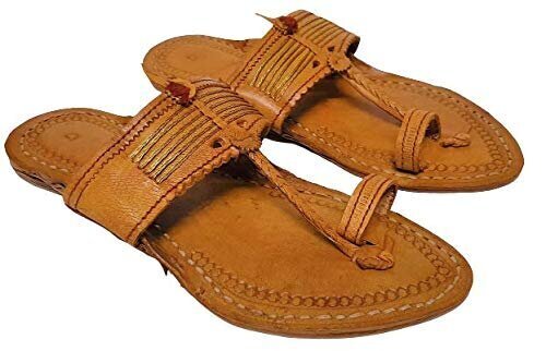 USA 9 MEN SANDAL KOLHAPURI HANDMADE LEATHER SANDAL LEATHER MOJARI | eBay