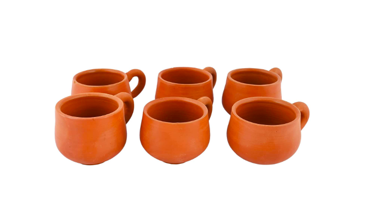 6 Pieces Set Mugs in Pure Candy Color Coffee Tea Milk Cup Set Gift Kit