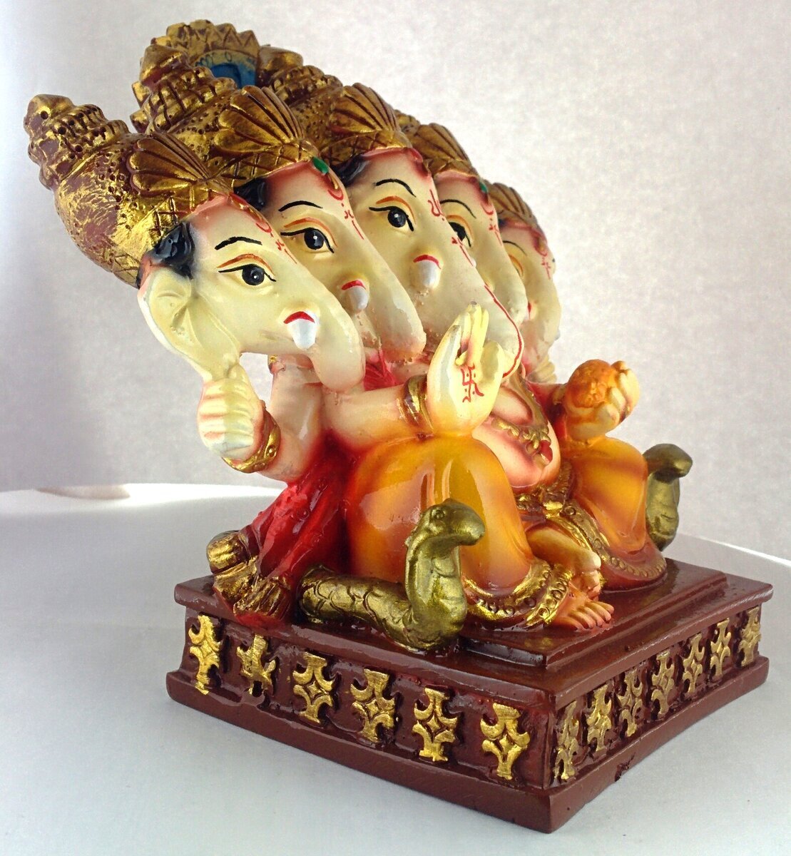 Lord Ganesha Brass Idol Large Figurines | Home Decor | Crafts N Chisel