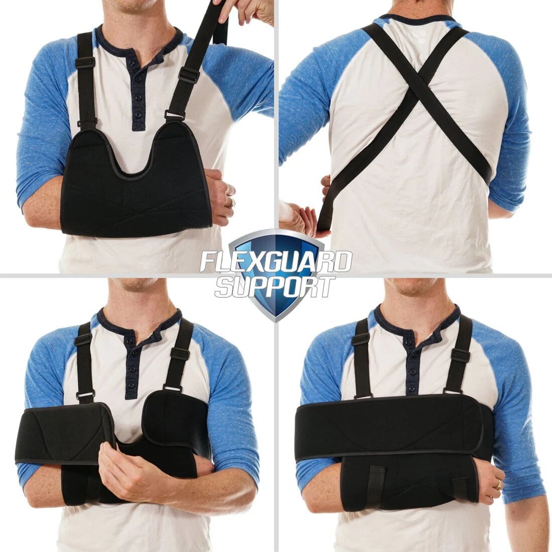 Arm Sling Shoulder, Comfortable Shoulder, Shoulder Arm Sling, Orthopedic  Arm Sling, Arm Sling Shoulder Immobilizer - Fully Adjustable, Comfort  Padding Support.