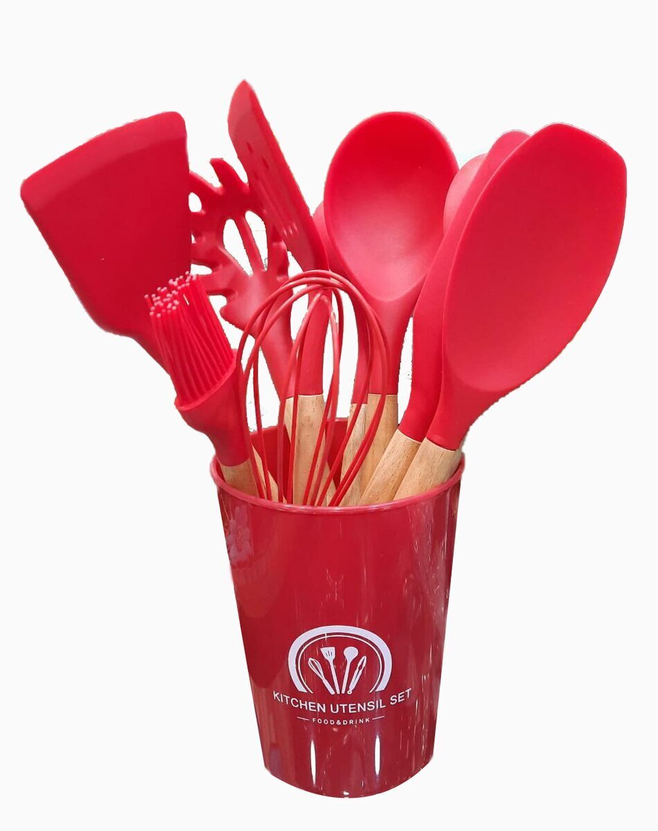 GIFT BOX: DeLuxe Glossy Red Gift Box with Spoon rest + Pair of Utensil -  Artistica.com