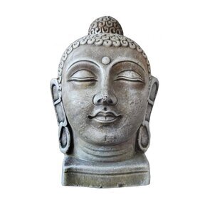 Vintage Wood White Hand Art Carved Buddha Stand Sculpture Craft Home Decor New! 